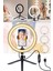 10 Inç 26CM Selfie Stüdyo Ring Light: Sosyal Medya Içerik Üretici, Video, Fotoğraf, Tripod LED 2