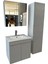 Banyo Dolabı Aynalı Cnc Işlemeli Membran Kapaklı 65 cm 2