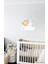 Bizerk Görsel Uyuyan Ayıcık Bulut ve Yıldızlar Çocuk Odası Kreş Anaokulu Duvar Yapışkanı Sticker 3
