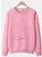 Kadın Geometrik Yoga Baskılı Regular Sweatshirt 1