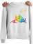 Yoga Hareket Meditasyon Özel Tasarım Baskı Regular Sweatshirt 1