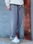 Yeni Sezon Rahat Kalıp Esnek Kumaş Beli Lastikli Baggy Jogger Pantolon 4
