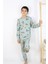 Erkek Çocuk Baskılı Interlok Kumaş Uzun Kollu Pijama Takımı 5