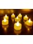 8 Adet LED Mum Tealight Sarı Işık Pilli ( Piller Dahil ) 1