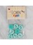 Loren Crafts Yeşil 8 Li Ayak Izi Düğme - 442 1