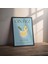 Dekoratif Çerçevesiz Poster Minimalist Paloma Kokteyl Illüstrasyonu 2