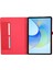 Infinix Xpad Kırmızı Için Kumaş Dokulu Pu Tablet Kılıfı (Yurt Dışından) 3