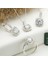 Oval Montür 3.00 Ct Starlıght Dıamond Gümüş Takım 1