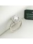 Oval Montür 3.00 Ct Starlıght Dıamond Gümüş Takım 2