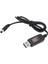 5V-12V USB To Dc 5.5x2.5mm Kablo 12V 1A 1