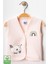 Unisex Bebek Koala Baskılı Organik Pamuklu 3-6-9 Ay 3lü Kapitone Bebek Yelek Set 3