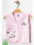Unisex Bebek Koala Baskılı Organik Pamuklu 3-6-9 Ay 3lü Kapitone Bebek Yelek Set 4