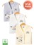 Unisex Bebek Koala Baskılı Organik Pamuklu 3-6-9 Ay 3lü Kapitone Bebek Yelek Set 1