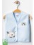 Unisex Bebek Koala Baskılı Organik Pamuklu 3-6-9 Ay 3lü Kapitone Bebek Yelek Set 2
