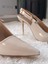Bata Sivri Burun Rugan Topuk Dekolteli 9,5 cm Ince Topuk Stiletto Topuklu Ayakkabı 3