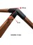 Pergola Kamelya 3 Kollu Çatı Bağlantı Aparatı Baş Mahya 3
