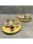 Home 2'li Yuvarlak Sunumluk Tepsi - Gold 3