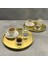 Home 2'li Yuvarlak Sunumluk Tepsi - Gold 4