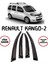 Renault Kango 2 Oto Cam Rüzgarlığı 4lü Takım 1