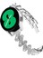Samsung Galaxy Watch7 44MM / 40MM Alaşım Starp Bling Rhinestone Dekor Saat Kordonu (Yurt Dışından) 3
