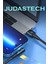 J28 Type-C 90 Derece 6A/100W/480MBPS Şarj ve Data Kablosu -2mt 7