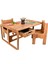 Çocuk Aktivite Oyun Masası - Çalışma ve Hamur Masası - 2 Sandalye- Mdf- 80 x 55 x 45 cm 2