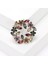 Retro Flower Klasik Model Çelenk Broş-KM-015 1