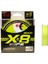 X8 Power Pe 0.18 mm 150M Lemon Yellow 8 Örgü Ip Misina 18.14KG Çeker 1