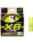 X8 Power Pe 0.10 mm 150M Lemon Yellow 8 Örgü Ip Misina 8.16KG Çeker 1