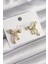 Pirinç Gold Renk Zirkon Taşlı Fiyonk Model Kadın Küpe - EBJ250113W30513 1