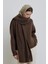 Cozy Yumuşak Dokulu Atkı Kahverengi 2