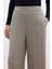 Tencel Geniş Paça Pantolon Haki 5