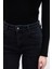 Hıgh Waıst Flare Jean Pantolon Siyah 5