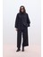 Tencel Geniş Paça Pantolon Siyah 2