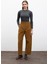 Fitilli Kadife Baggy Pantolon Kiremit 4