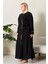 Kadın Büyük Beden Etamin Abaya Ferace 5