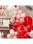 Doğum Günü Konsepti *kırmızı*beyaz*makaron Pembe* 100 Lü Balon Zinciri Parti Seti 3