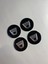 Dacia Jant Logo Yapıştırma Etiket Amblem Siyah 4 Adet 60MM 1