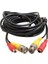 Bnc-Bnc Kablo+Power Kablo Dişi-Erkek Jacklı 15 Metre (4825) 1