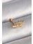 316L Çelik Gold Renk Zirkon Taşlı Dal Tragus Piercing - TJ-PR1258 1