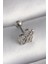 316L Çelik Gümüş Renk Zirkon Taşlı Sonsuzluk Detay Tragus Piercing - TJ-PR1249 1