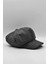 Siyah Bayan Şapka Kadın Kasket Yün Flat Cap 4