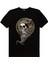 Sakallı Kurukafa Siyah Erkek Tshirt 1