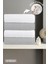 4'lu Gri-Beyaz Banyo Havlusu - 70 x 140 cm , 490 Gr, PAMUK, Spa ve Otel Havlusu, Günlük Kullanıma U 1