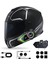2 Intercom Bağlantılı Su Geçirmez Motosiklet Kask Bluetooth 5.3 300M Intercoom 2.000MAH 5