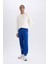 DeFactoFit Kalın Jogger Eşofman Altı NBA Golden State Warriors Standart Fit Beli Bağcıklı Cepli D3221AX24WN 2