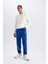 DeFactoFit Kalın Jogger Eşofman Altı NBA Golden State Warriors Standart Fit Beli Bağcıklı Cepli D3221AX24WN 3