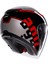 Irides Valenza Matt Grey Blk Red Açık Kask 4