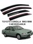 Toyota Corolla 1993-1998 Oto Cam Rüzgarlık 4lü Takım 1