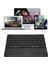 Alcatel Smart Tab 7 7" Uyumlu Kablosuz Bluetooth Şarjlı Touchpad'li Klavye Mouse Seti - Siyah 5